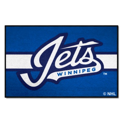 Fan Mats  LLC Winnipeg Jets Starter Mat Uniform Blue