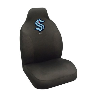 Fan Mats  LLC Seattle Kraken Seat Cover Black