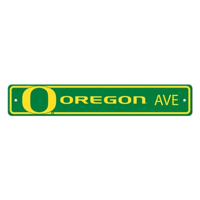 Fan Mats  LLC Oregon Ducks Street Sign Green