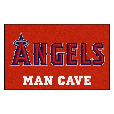 Fan Mats  LLC Los Angeles Angels Ulti-Mat Man Cave Red