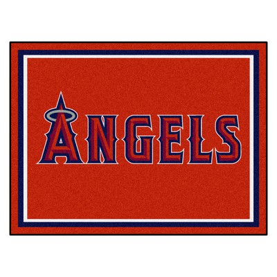 Fan Mats  LLC Los Angeles Angels 8x10 Rug Red