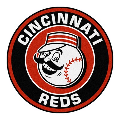 Fan Mats  LLC Cincinnati Reds Roundel Mat Red