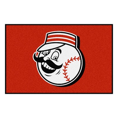 Fan Mats  LLC Cincinnati Reds Starter Mat Red