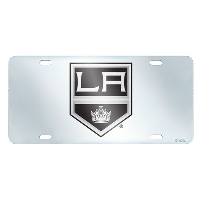 Fan Mats  LLC Los Angeles Kings Diecast License Plate Chrome