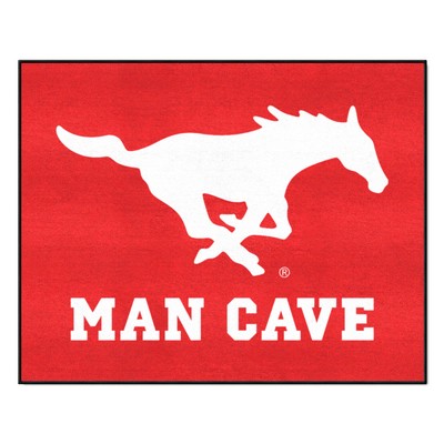 Fan Mats  LLC SMU Mustangs All-Star Mat Man Cave Red