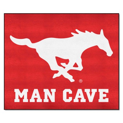 Fan Mats  LLC SMU Mustangs Tailgater Mat Man Cave Red