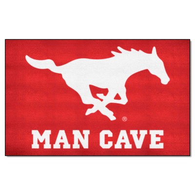 Fan Mats  LLC SMU Mustangs Ulti-Mat Man Cave Red