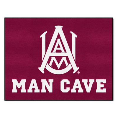 Fan Mats  LLC Alabama A&M Bulldogs All-Star Mat Man Cave Maroon