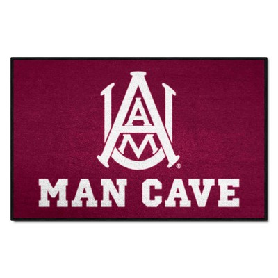 Fan Mats  LLC Alabama A&M Bulldogs Starter Mat Man Cave Maroon