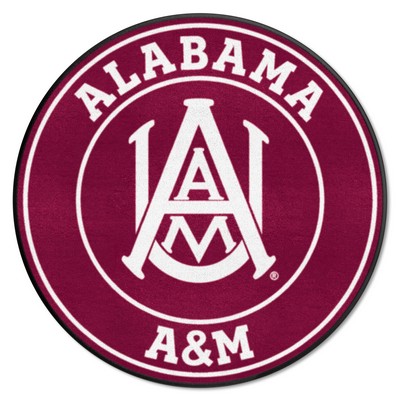 Fan Mats  LLC Alabama A&M Bulldogs Roundel Mat Maroon