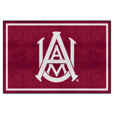 Fan Mats  LLC Alabama A&M Bulldogs 5x8 Rug Maroon