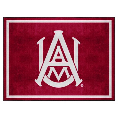 Fan Mats  LLC Alabama A&M Bulldogs 8x10 Rug Maroon