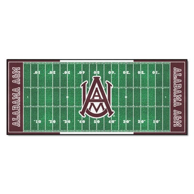 Fan Mats  LLC Alabama A&M Bulldogs Football Field Runner Green