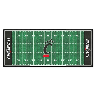 Fan Mats  LLC Cincinnati Bearcats Football Field Runner Green