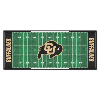 Fan Mats  LLC Colorado Buffaloes Football Field Runner Green