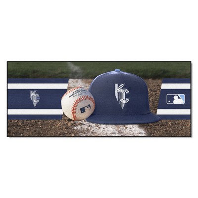 Fan Mats  LLC Kansas City Royals Baseball Runner Blue