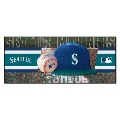 Fan Mats  LLC Seattle Mariners Baseball Runner Navy