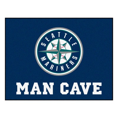 Fan Mats  LLC Seattle Mariners All-Star Mat Man Cave Navy