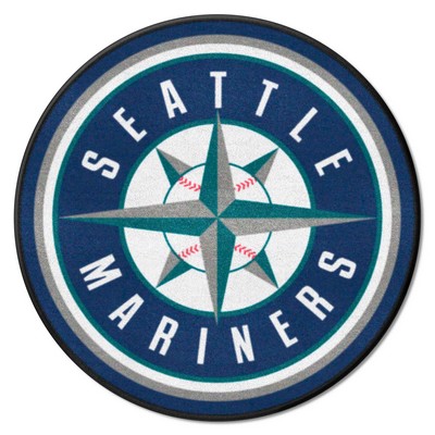 Fan Mats  LLC Seattle Mariners Roundel Mat Navy