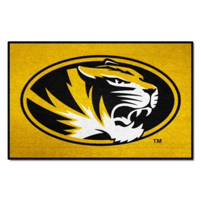 Fan Mats  LLC Missouri Tigers Starter Mat Yellow