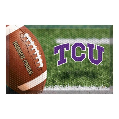 Fan Mats  LLC TCU Horned Frogs Scraper Mat Photo