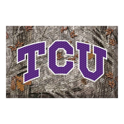 Fan Mats  LLC TCU Horned Frogs Camo Scraper Mat Camo