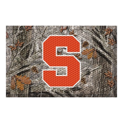 Fan Mats  LLC Syracuse Rubber Scraper Door Mat Camo