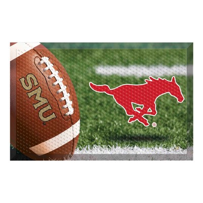 Fan Mats  LLC SMU Mustangs Scraper Mat Photo