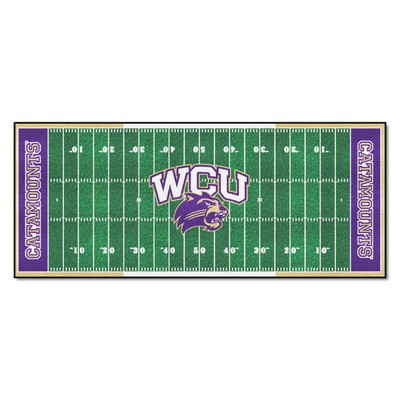 Fan Mats  LLC Western Carolina Catamounts Football Field Runner Green