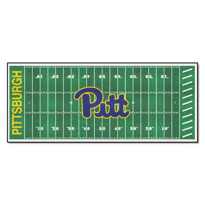 Fan Mats  LLC Pitt Panthers Football Field Runner Green