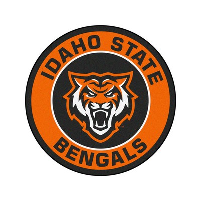 Fan Mats  LLC Idaho State Bengals Roundel Mat Orange