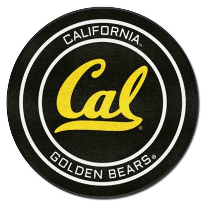 Fan Mats  LLC Cal Golden Bears Puck Mat Black