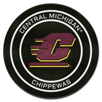 Fan Mats  LLC Central Michigan Chippewas Puck Mat Black