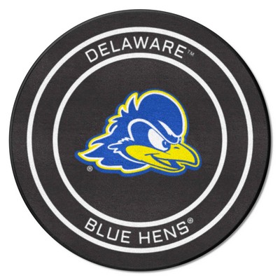 Fan Mats  LLC Delaware Blue Hens Puck Mat Black