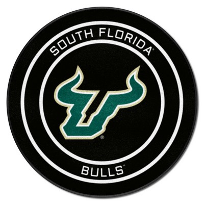 Fan Mats  LLC South Florida Bulls Puck Mat Black