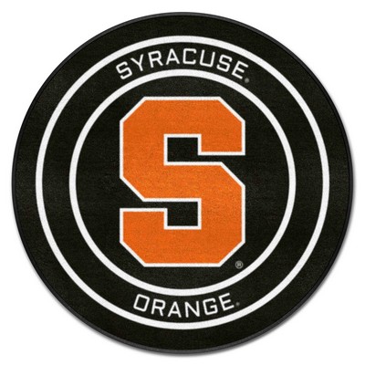 Fan Mats  LLC Syracuse Orange Puck Mat Black