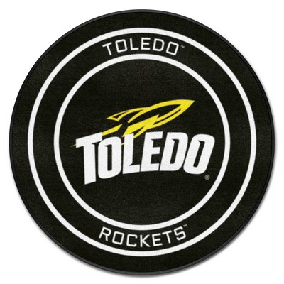 Fan Mats  LLC Toledo Rockets Puck Mat Black