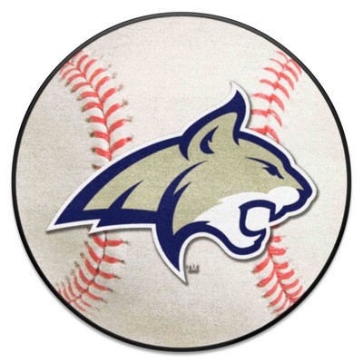 Fan Mats  LLC Montana State Grizzlies Baseball Mat White