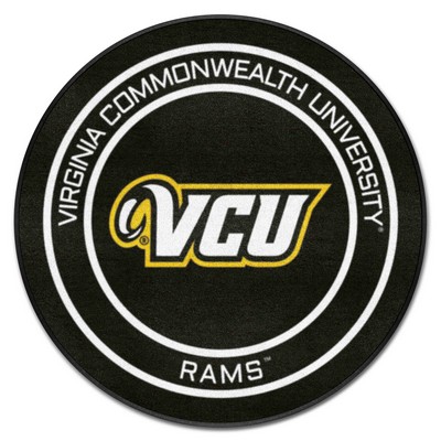 Fan Mats  LLC VCU Rams Puck Mat Black