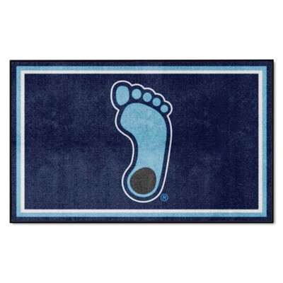 Fan Mats  LLC North Carolina Tar Heels 4x6 Rug Blue