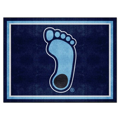 Fan Mats  LLC North Carolina Tar Heels 8x10 Rug Blue