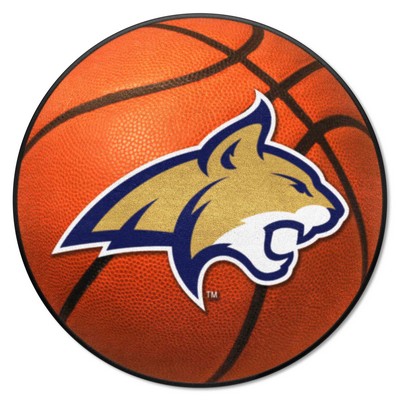 Fan Mats  LLC Montana State Grizzlies Basketball Mat Orange