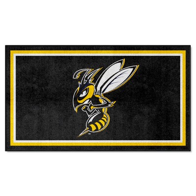 Fan Mats  LLC Montana State Billings Yellow Jackets 3x5 Rug Black