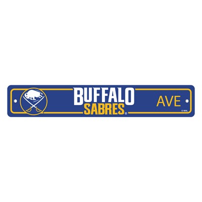 Fan Mats  LLC Buffalo Sabres Street Sign Navy