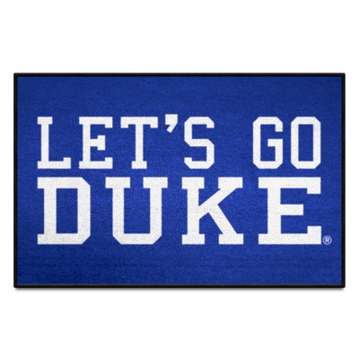 Fan Mats  LLC Duke Blue Devils Starter Mat Slogan Blue