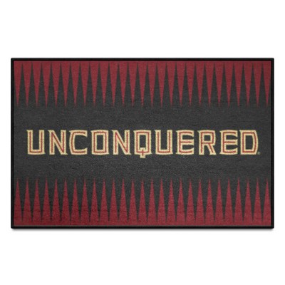 Fan Mats  LLC Florida State Seminoles Starter Mat Slogan Black