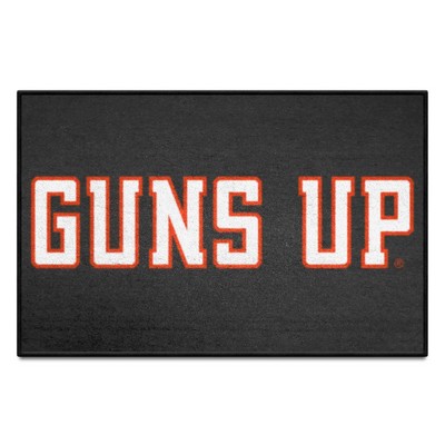 Fan Mats  LLC Texas Tech Red Raiders Starter Mat Slogan Black