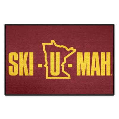 Fan Mats  LLC Minnesota Golden Gophers Starter Mat Slogan Maroon