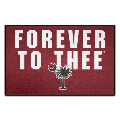 Fan Mats  LLC South Carolina Gamecocks Starter Mat Slogan Maroon