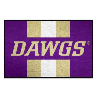 Fan Mats  LLC Washington Huskies Starter Mat Slogan Purple